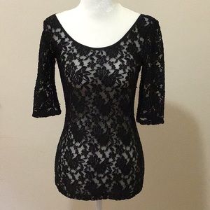 Banana Republic black blouse